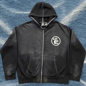 Hellstar vintage washed hoodie men's large size